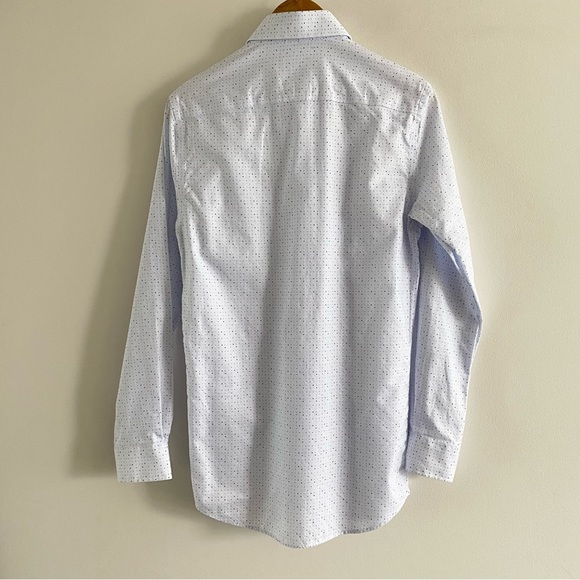 DANIEL HECHTER tip top modern fit non-Iron dot print dress shirt - Picture 11 of 14